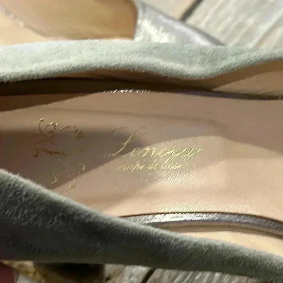 Anthropologie Lenora Rita Suede Heels Size 41 or US 10.5 - Picture 4 of 6